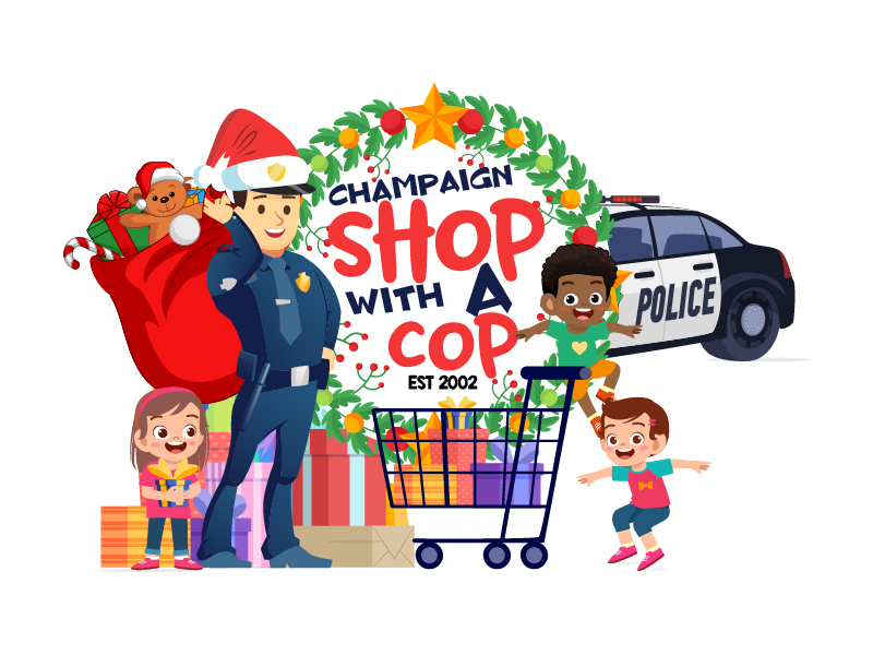 CU Shop With A Cop logo design by fawadyk
