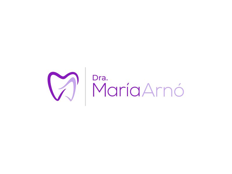 Dra. María Arnó logo design by kimora