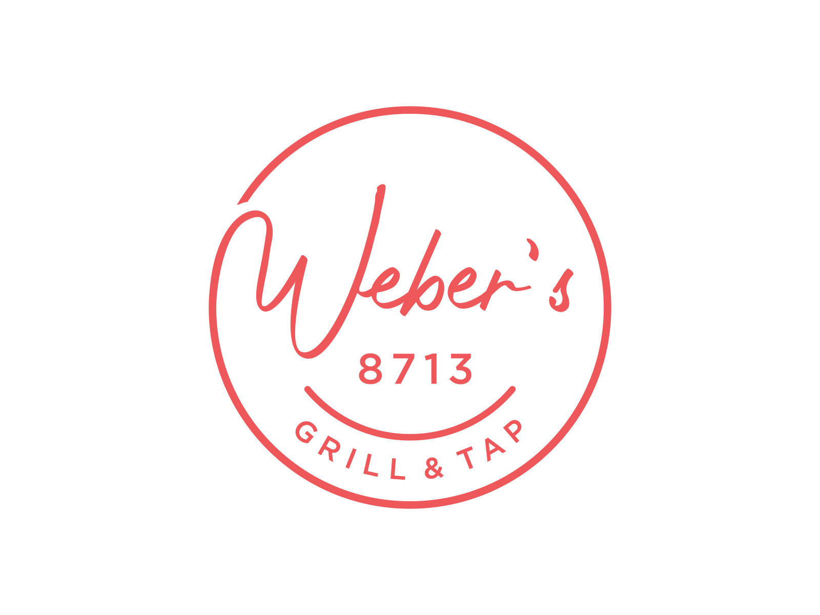 Weber's 8713 Grill & Tap logo design by SelaArt