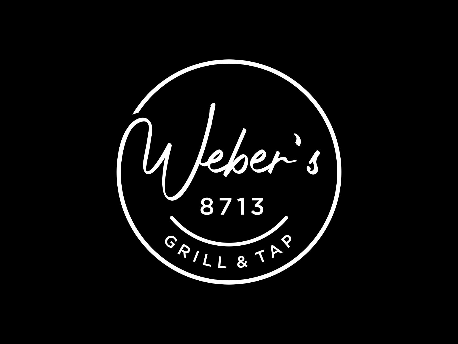 Weber's 8713 Grill & Tap logo design by SelaArt