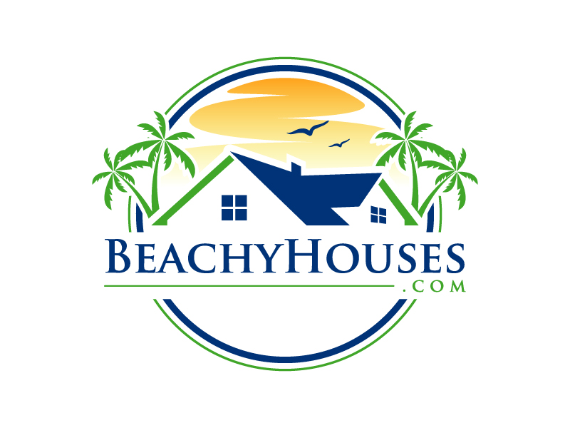 BeachyHouses.com logo design by Kirito