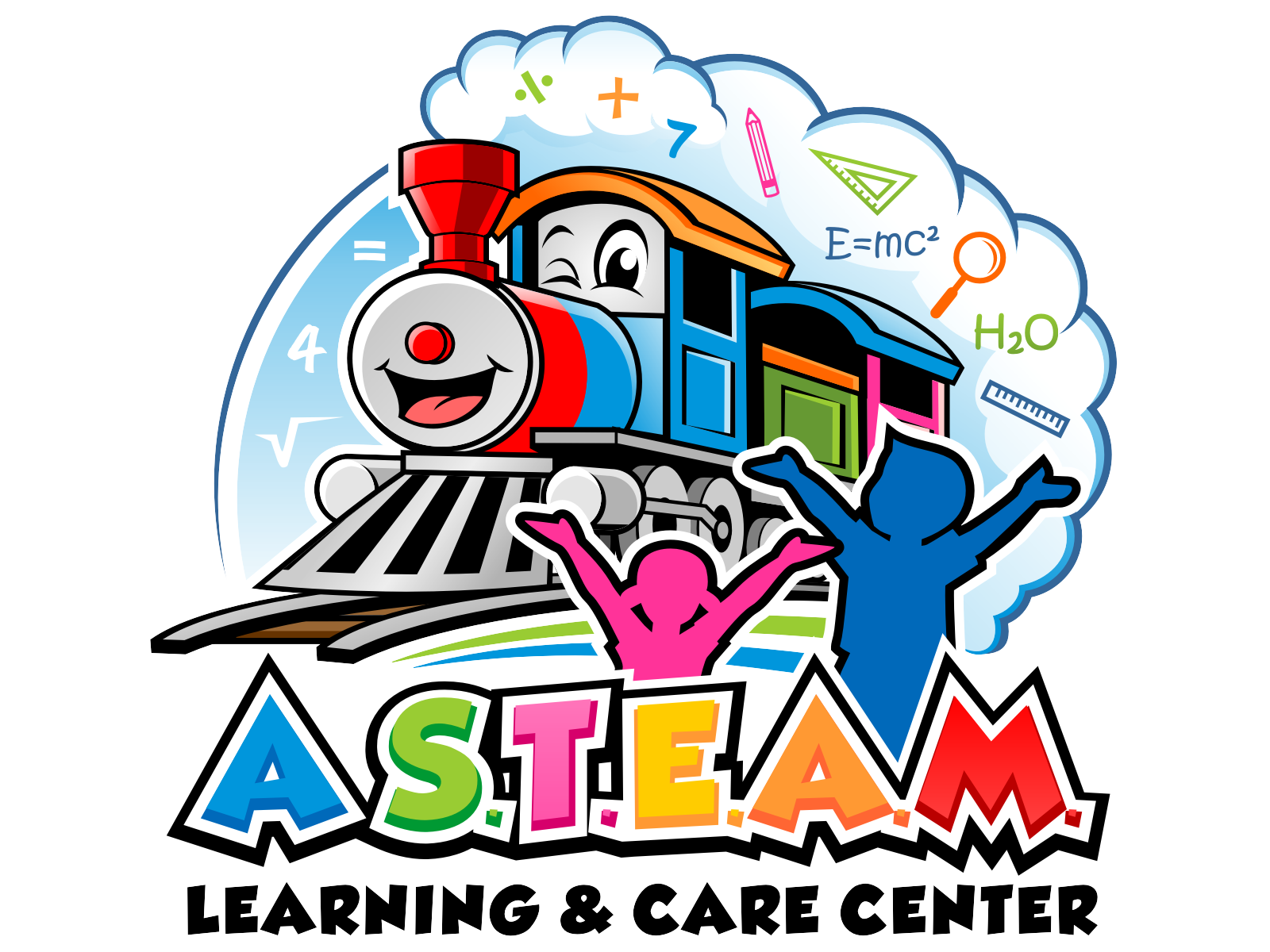 A S.T.E.A.M. Learning & Care Center logo design by haze