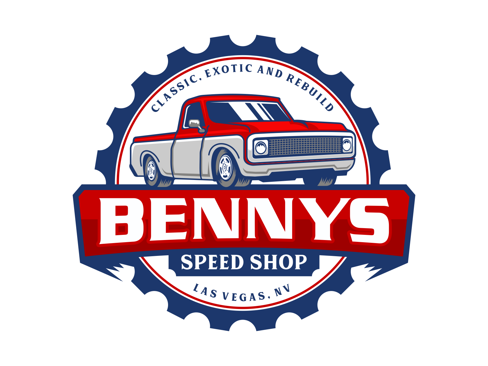 Bennys Speed Shop logo design by Mardhi
