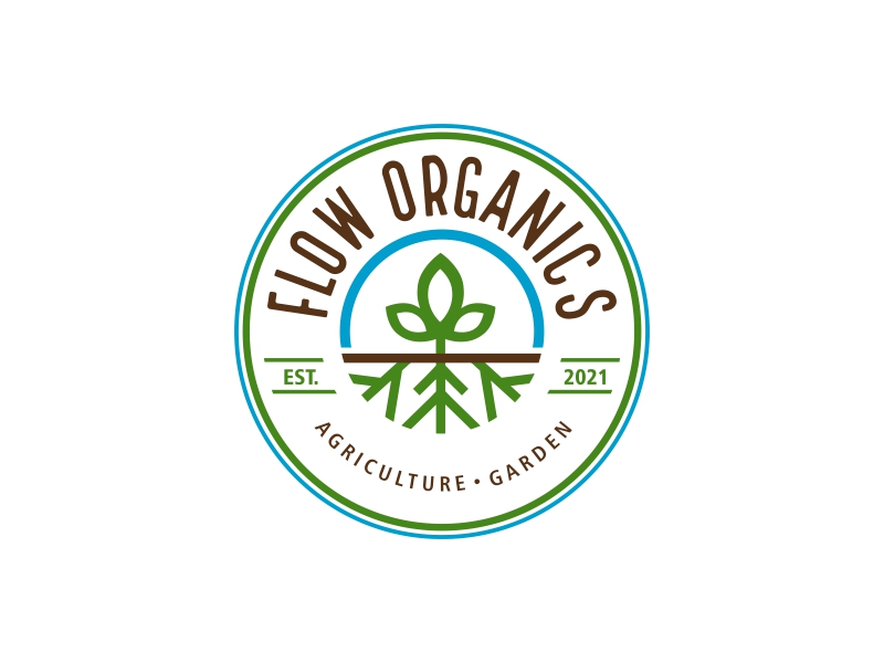 Flow Organics logo design by ingepro
