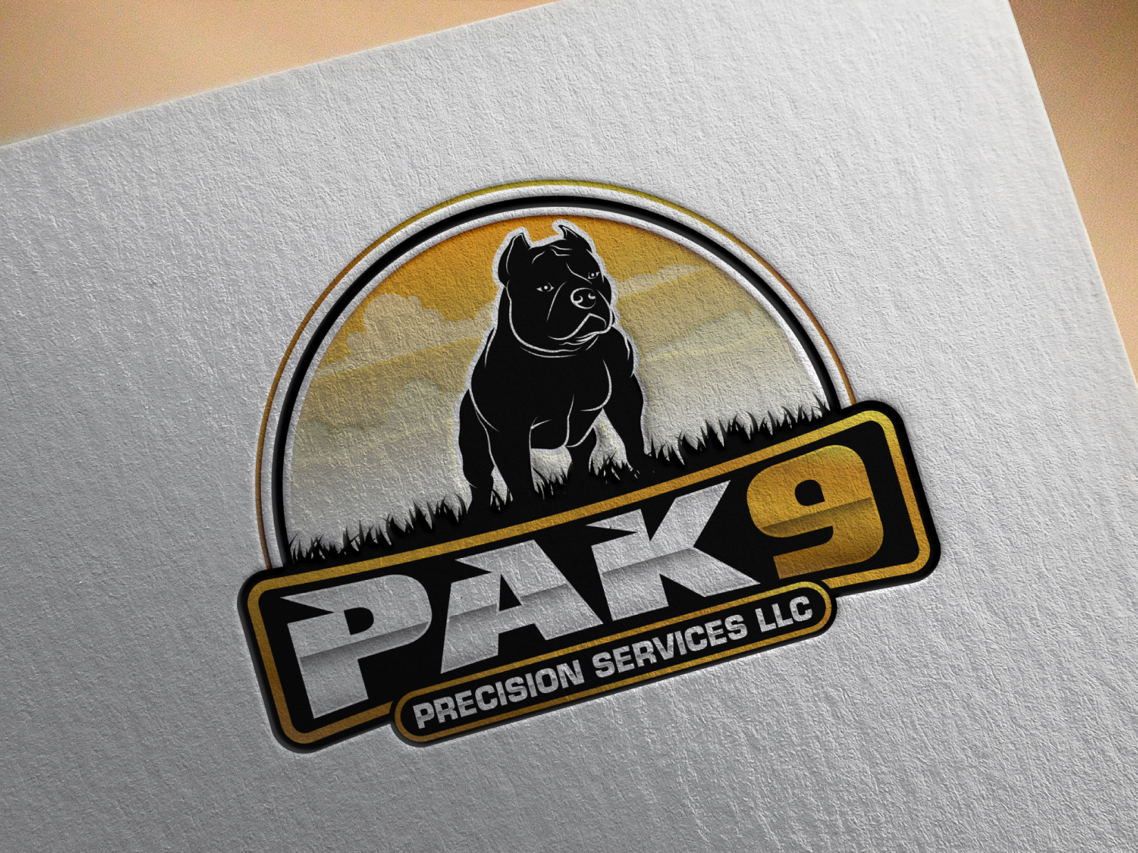 PaK9 Precision Services LLC logo design by Kirito
