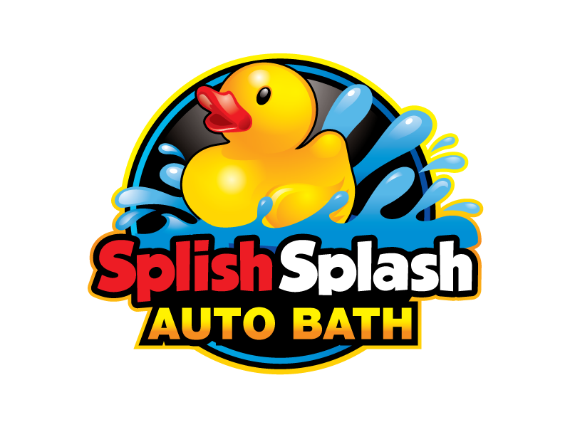 Splish Splash Auto Bath logo design by Pompi