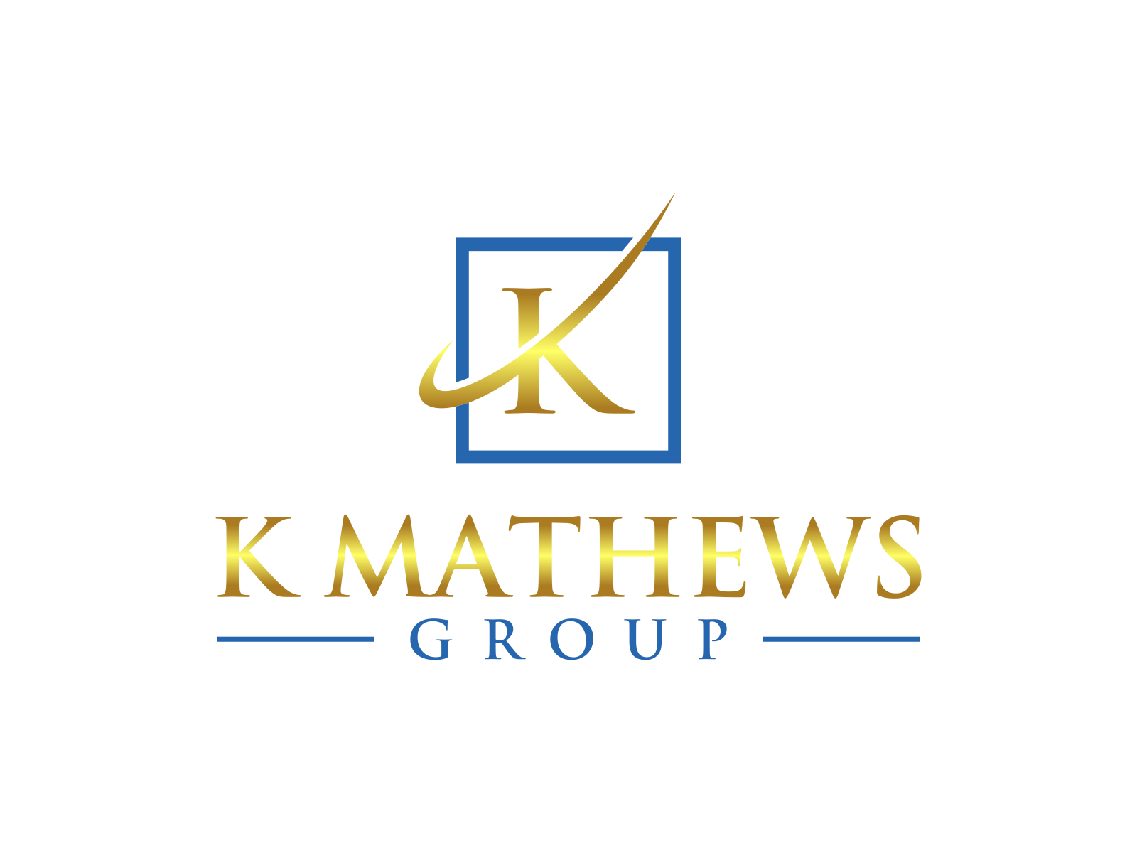 K Mathews Group logo design by SelaArt