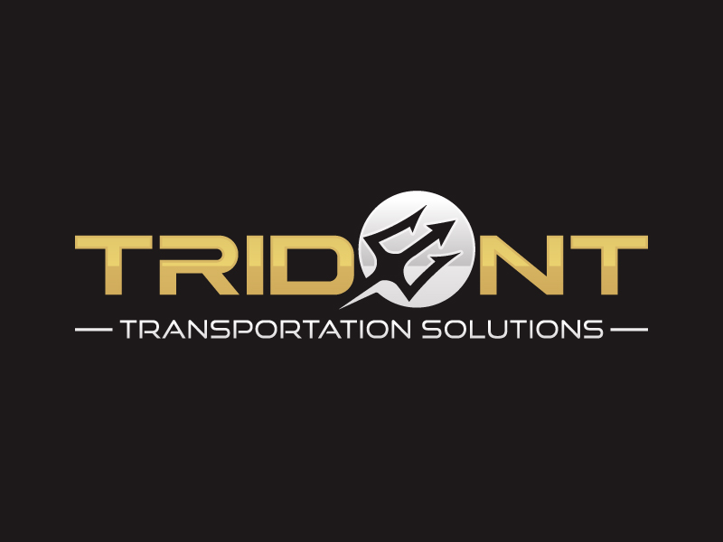 Trident Transportation Solutions logo design by akilis13