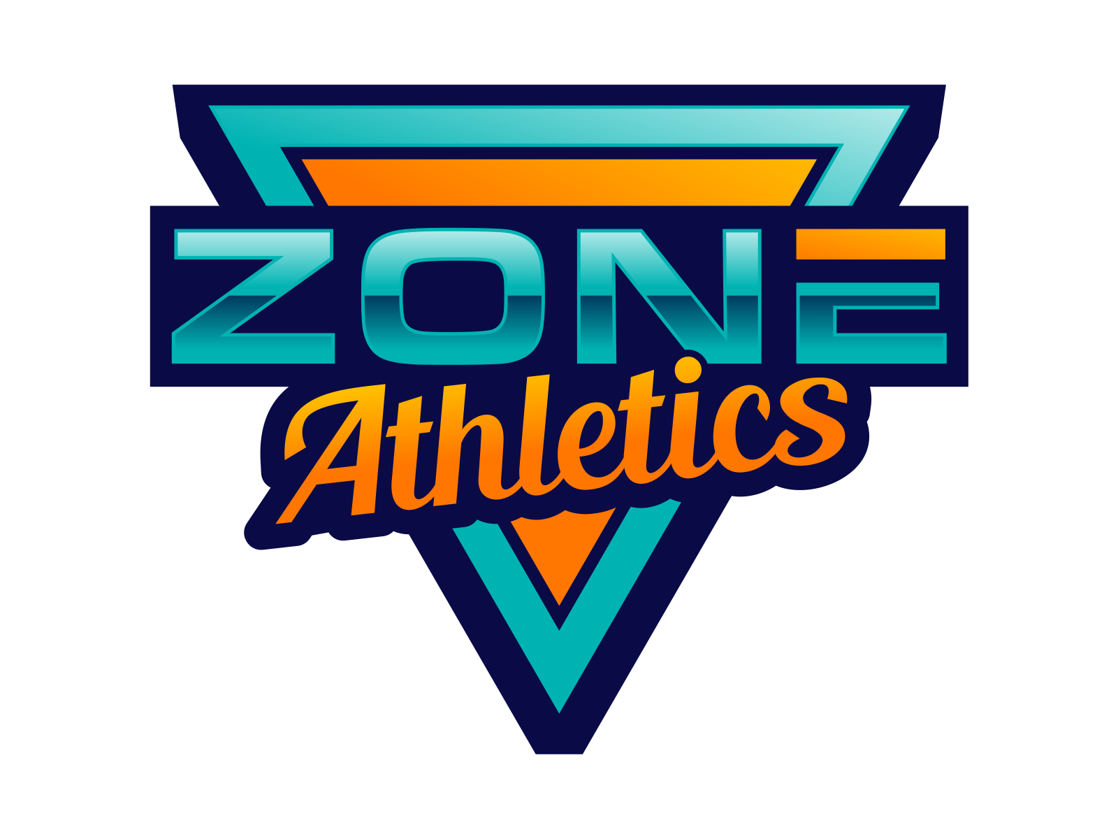 Zone Athletics logo design by cintoko