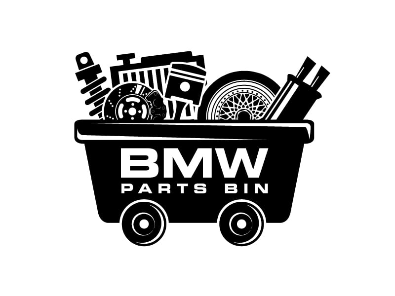 BMW PARTS BIN logo design by jaize