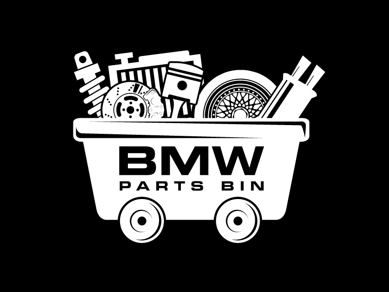 BMW PARTS BIN logo design by jaize