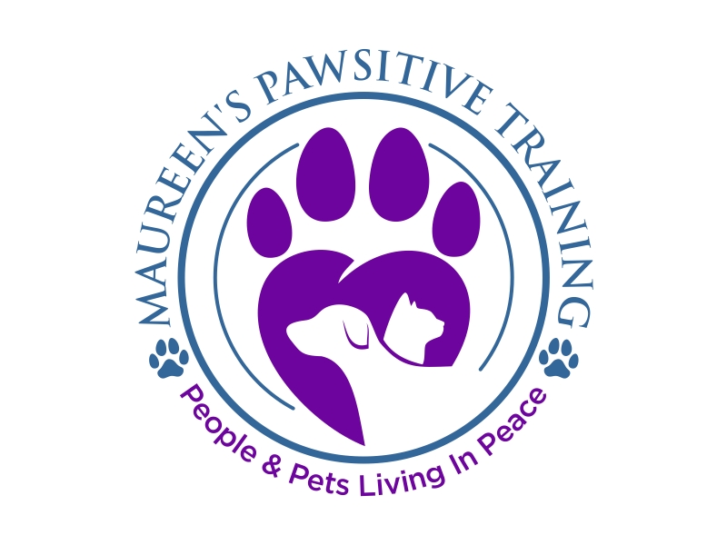 Maureen's Pawsitive Training logo design by Dhieko
