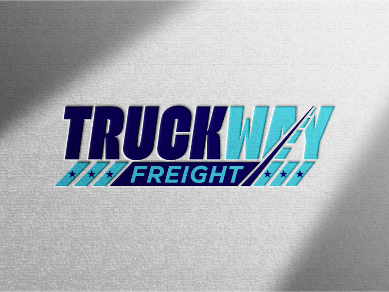 TruckWay Freight logo design by Ebad uddin