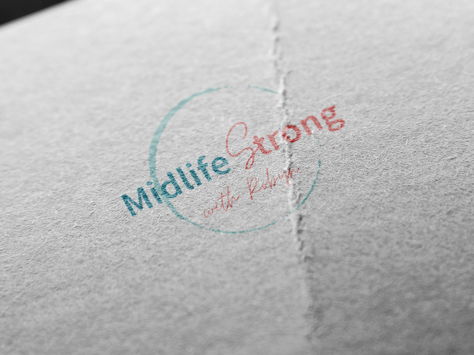 Midlife Strong (or Midlife Strong with Robyn) logo design by Gwerth