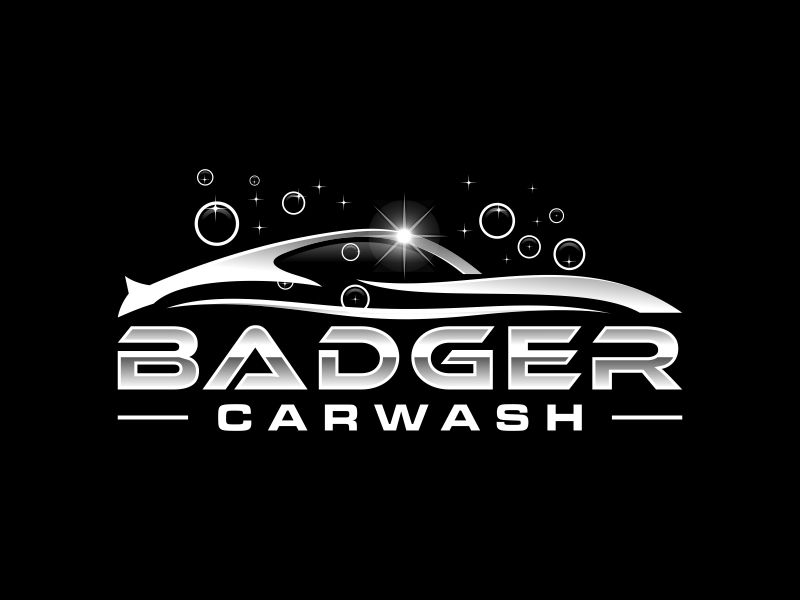 Badger Carwash logo design by ndaru