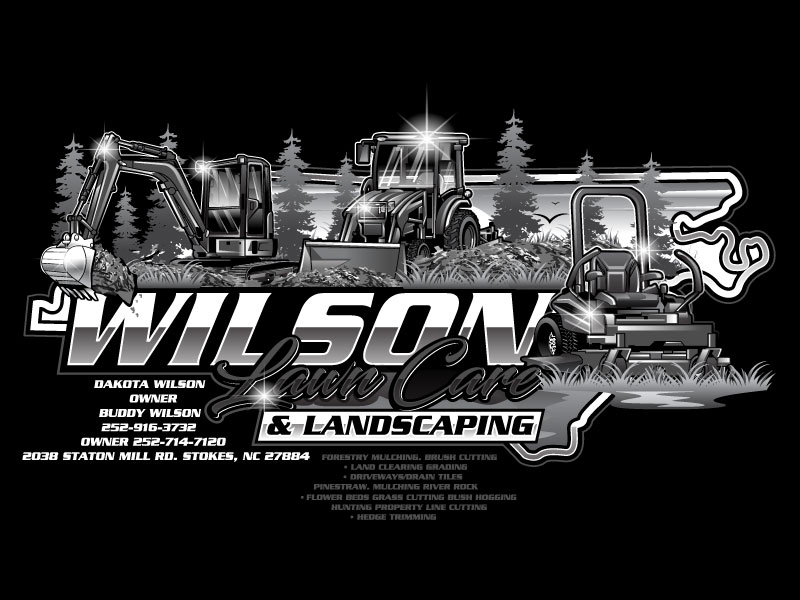Wilson Lawn Care & Landscaping logo design by Gilate