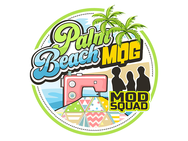 Palm Beach MQG Mod Squad logo design by veron