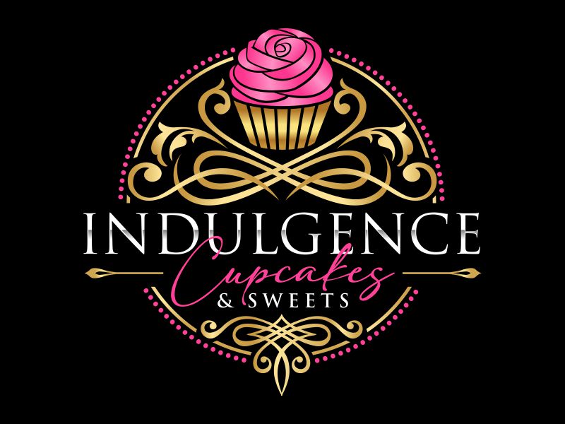 Indulgence Cupcakes & Sweets logo design by ingepro