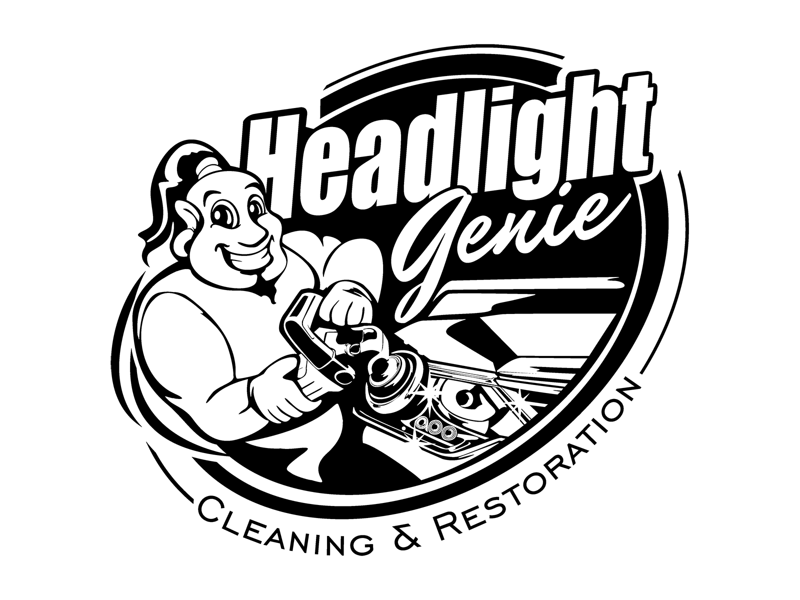 Headlight Genie logo design by veron