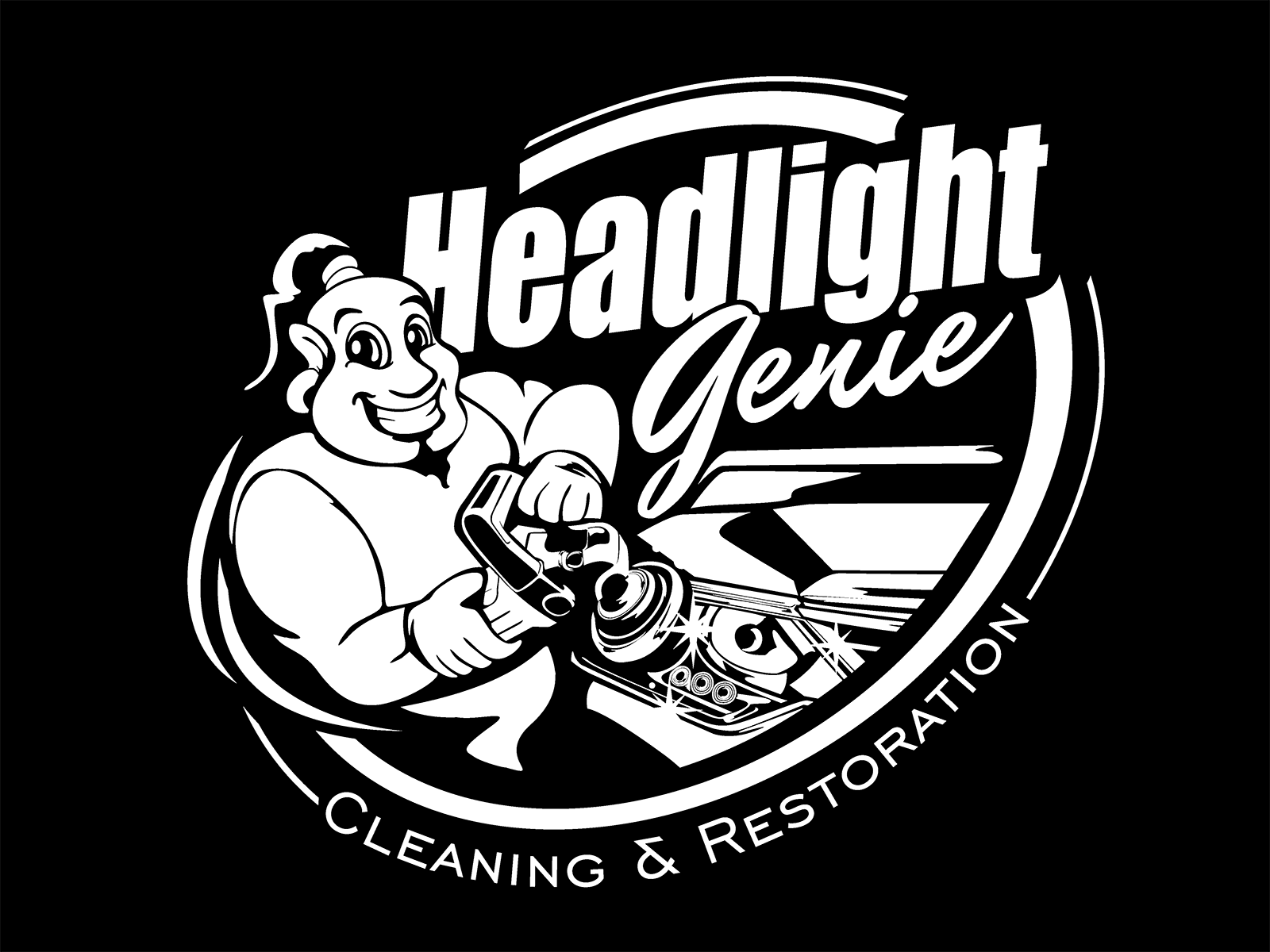 Headlight Genie logo design by veron
