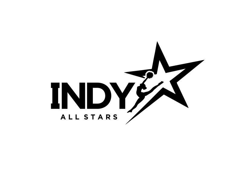 Indy All Stars logo design by WhapsFord
