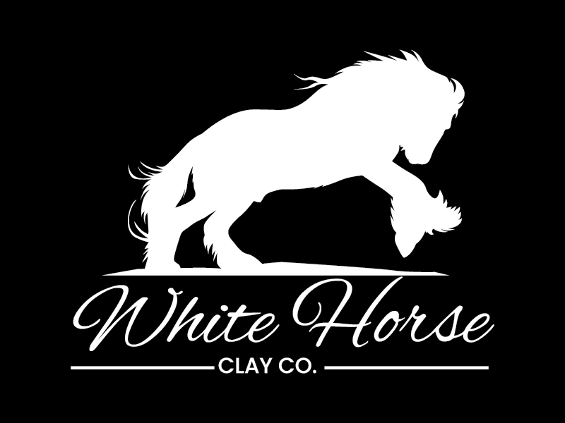 White Horse Clay Co. logo design by Bright Ritchil