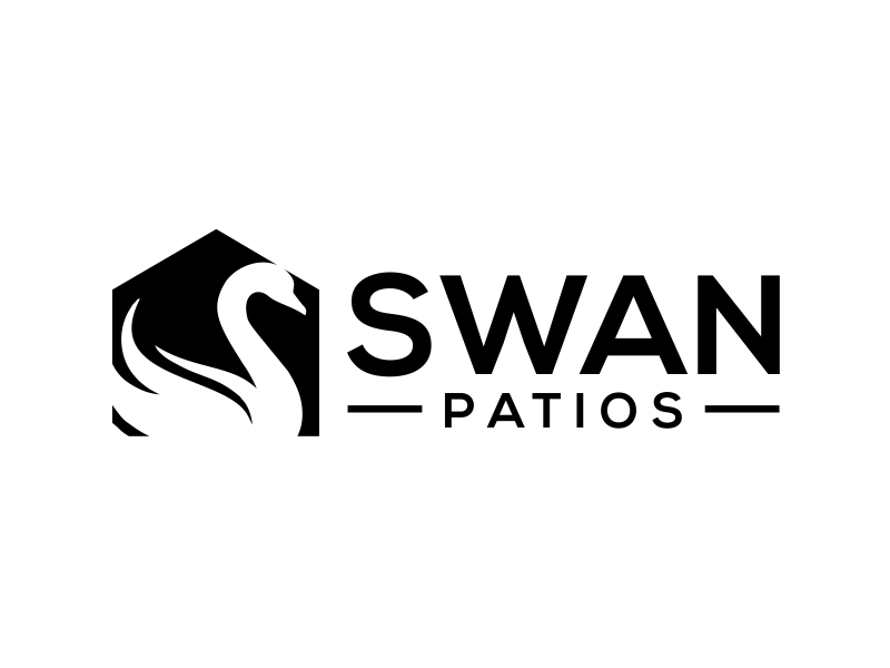 SWAN PATIOS logo design by kimora