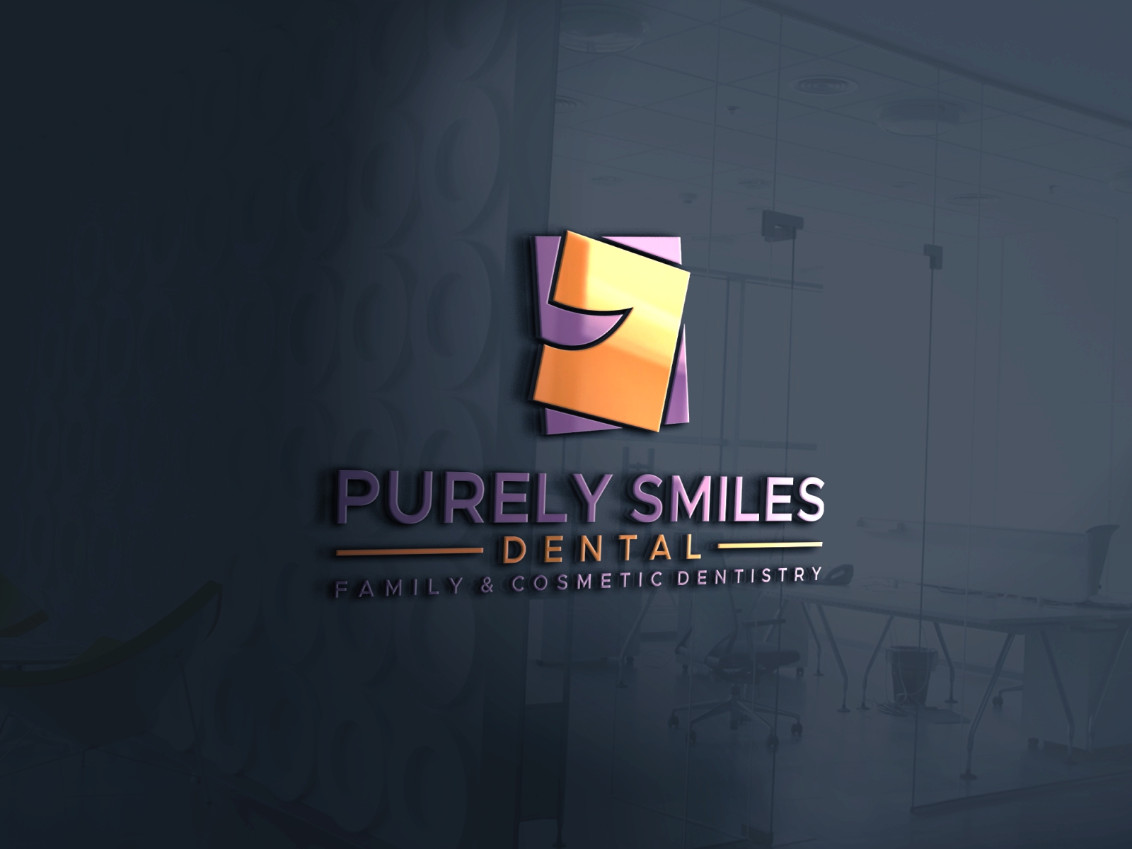 Purely Smiles Dental logo design by Yoga Perdana
