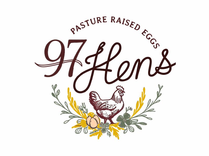 97 Hens logo design by XenaArt