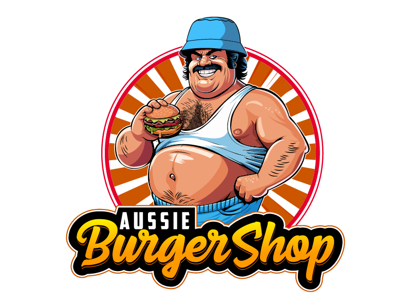 Aussie Burger Shop logo design by Bright Ritchil