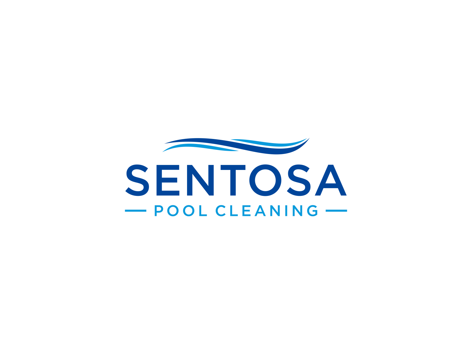 Sentosa Pool Cleaning logo design by ozenkgraphic