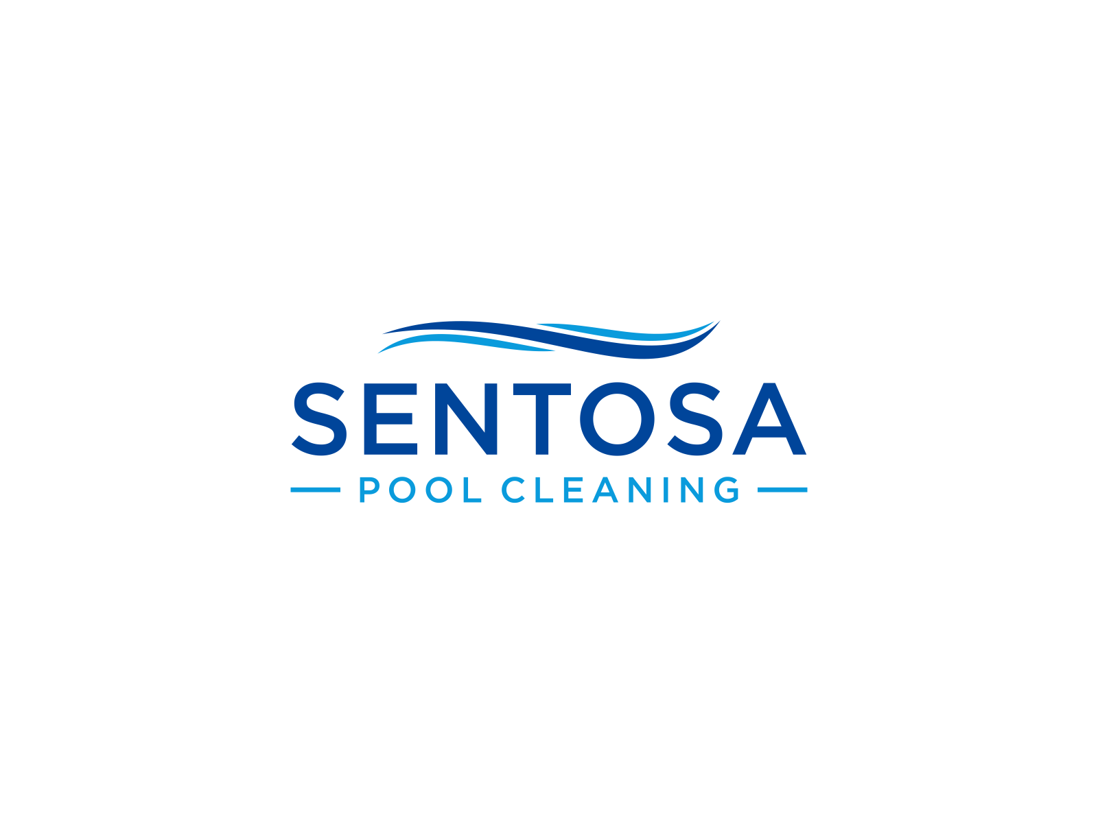 Sentosa Pool Cleaning logo design by ozenkgraphic