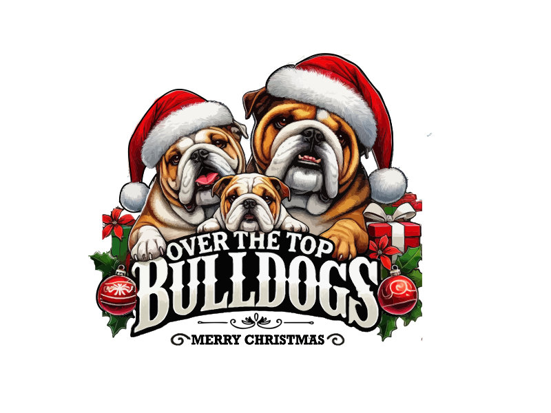 Over the Top Bulldogs logo design by mjmdesigns