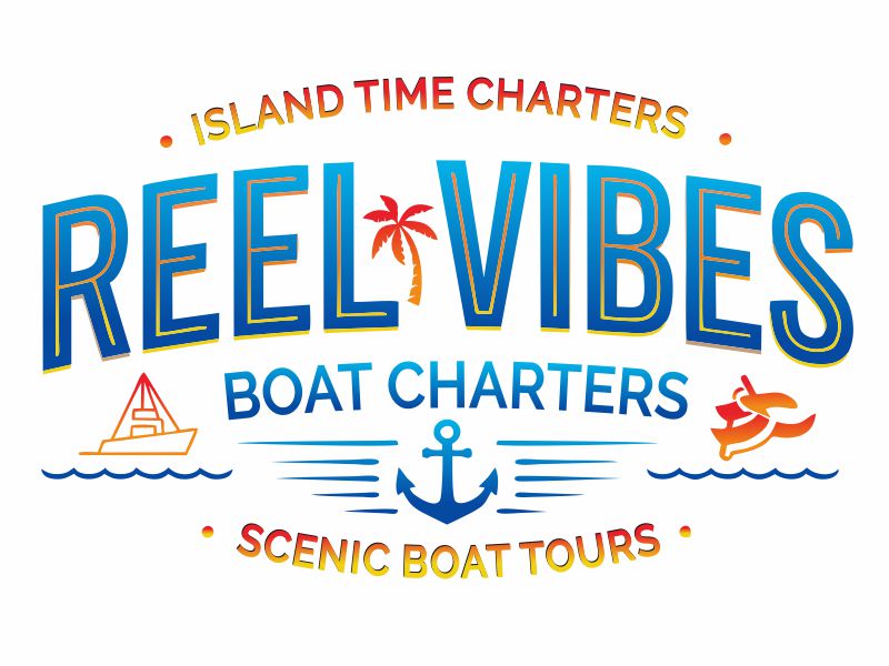 Reel Vibes Boat Charters logo design by Octavino Arianto