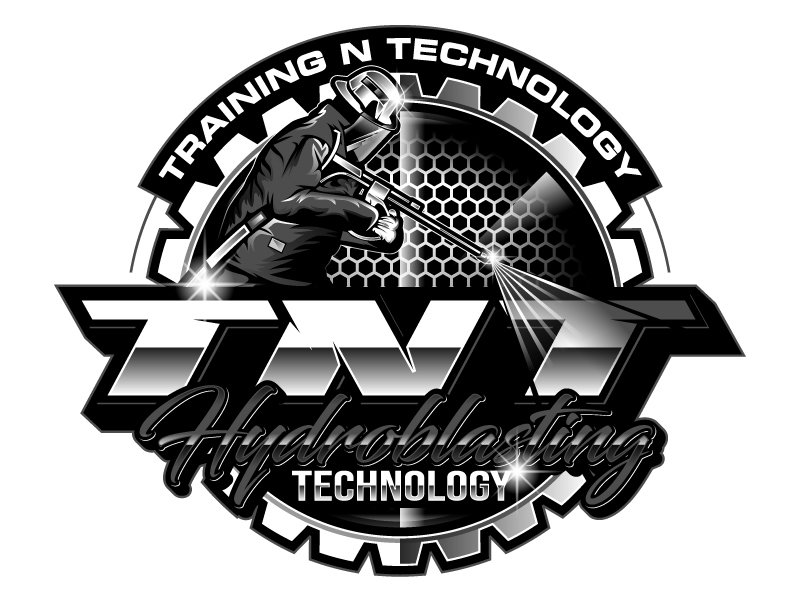 Hydroblasting, Technology logo design by Gilate