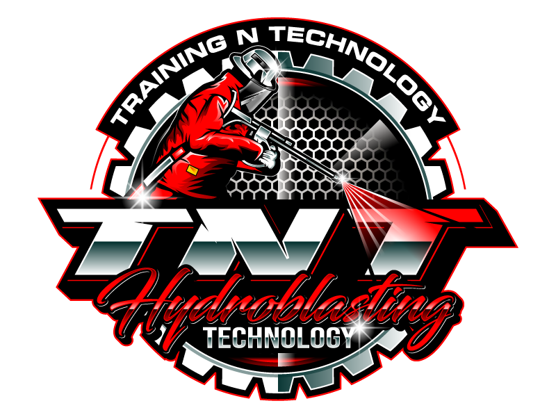 Hydroblasting, Technology logo design by Gilate
