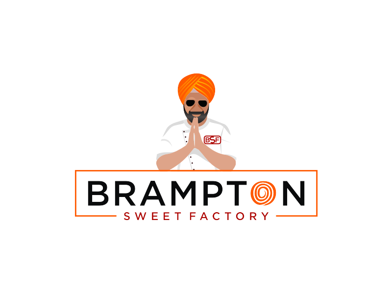 brampton Sweet Factory logo design by Artomoro