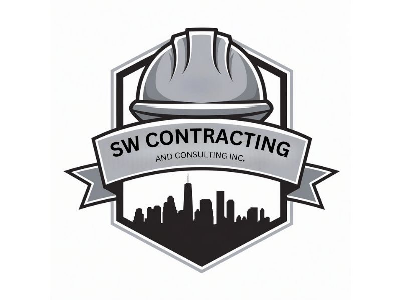 SW Contracting and Consulting Inc. logo design by Michael Luutu