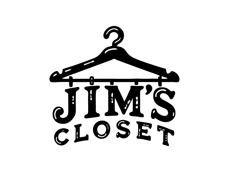 Jim's Closet logo design by Gwerth