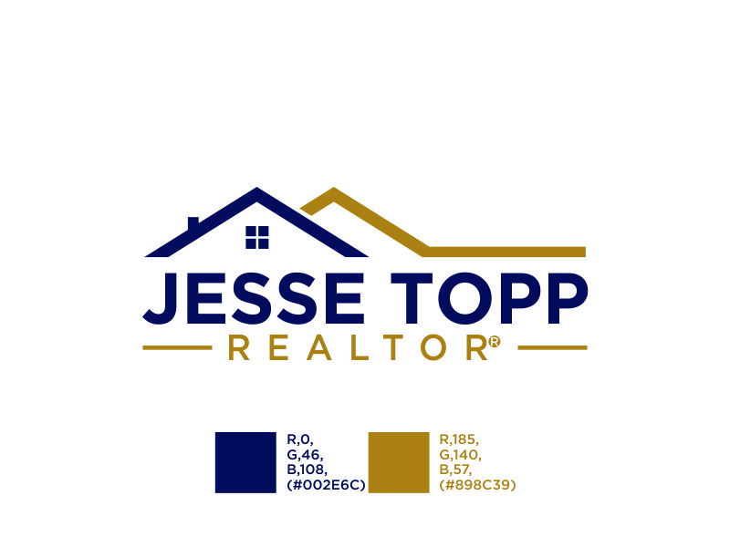 Jesse Topp Real Estate Agent logo design by ozenkgraphic