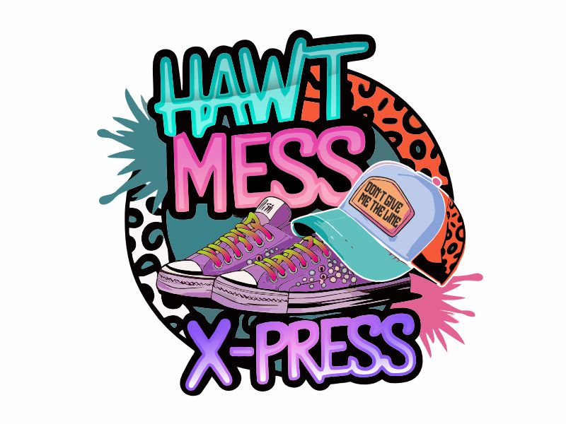 Hawt Mess X-Press Logo Design