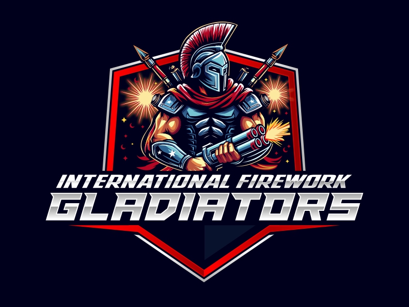 International Firework Gladiators logo design by rizuki