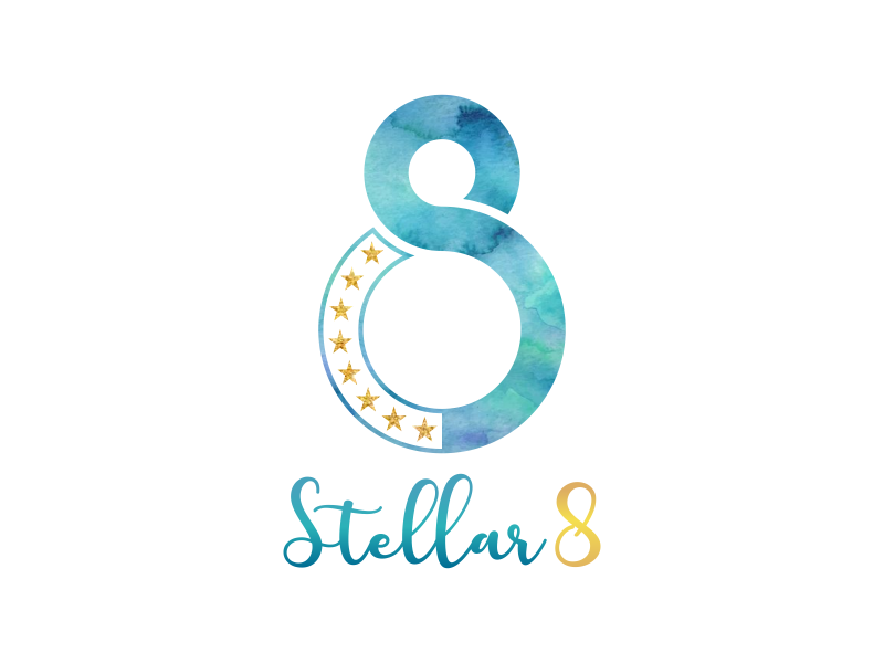 Stellar 8 logo design by mutafailan