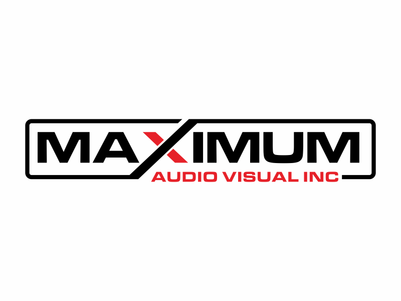 Maximum Audio Visual Inc. logo design by hidro