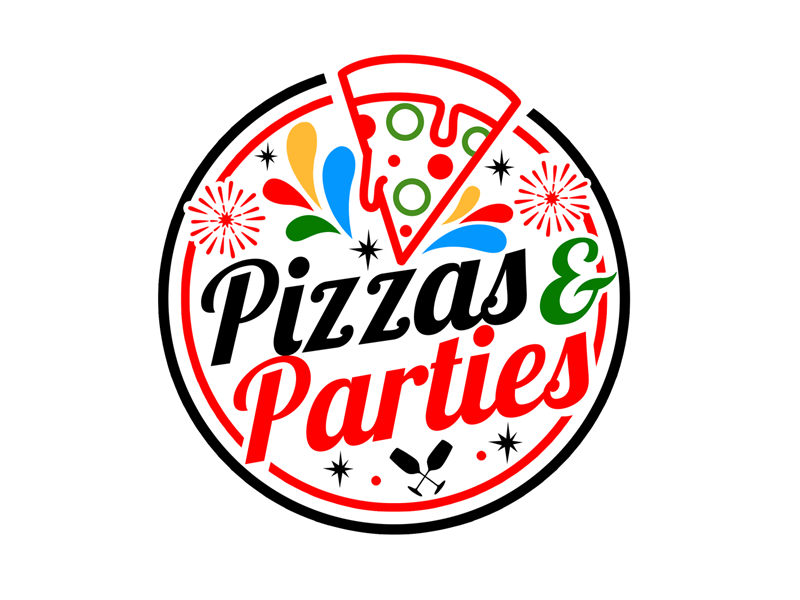Pizzas and Parties logo design by ingepro