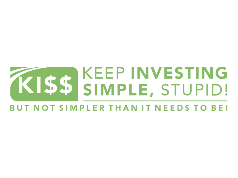 Keep Investing Simple, Stupid! (tagline - "But not simpler than it needs to be!) logo design by zonpipo1
