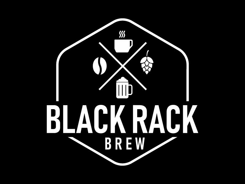 black rack brew logo design by jonggol