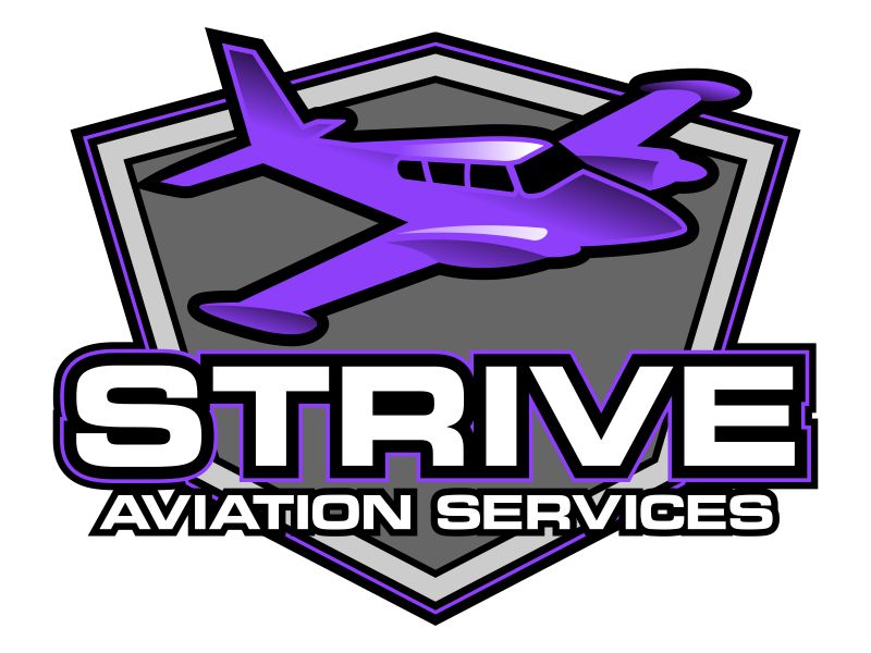 Strive Aviation Services logo design by ingepro