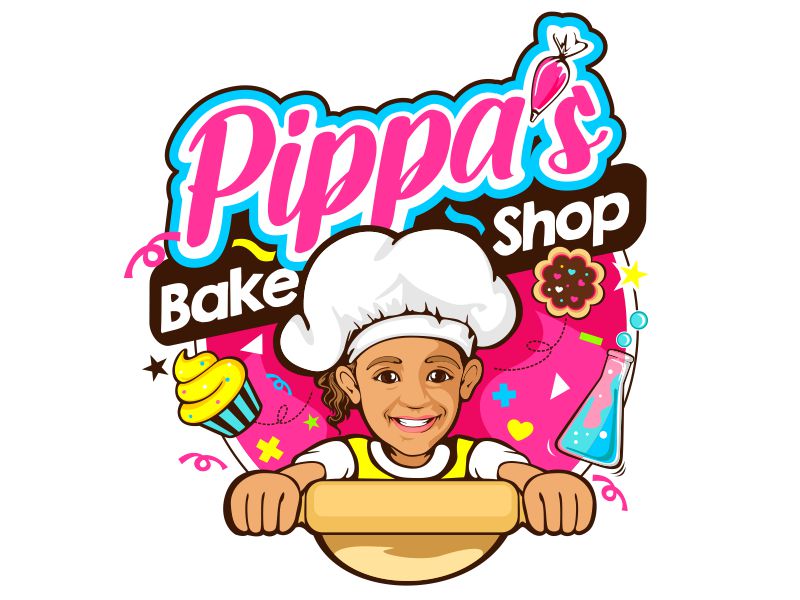 Pippa's Bake Shop logo design by veron