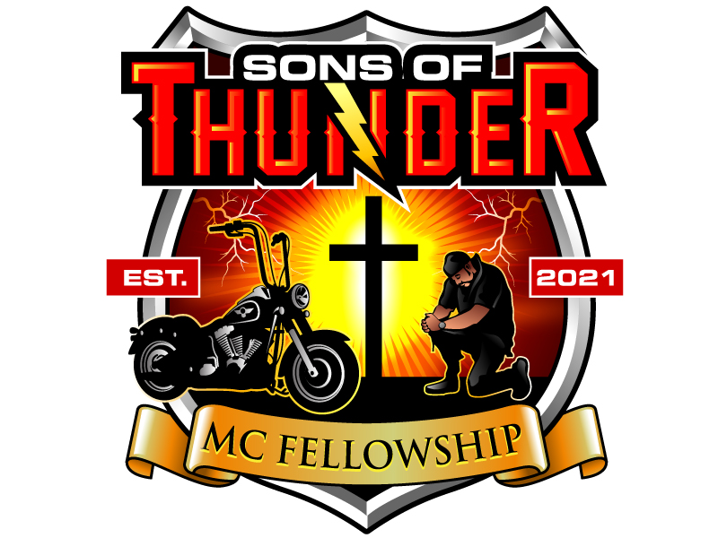 Sons of Thunder MC Fellowship logo design by Suvendu